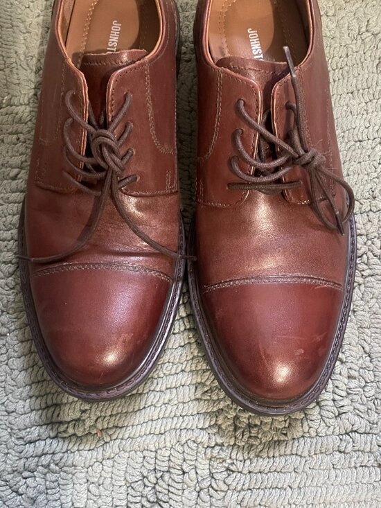 Johnston & Murphy Derby Shoes 8M Brown Tabor Cap Toe main image 7